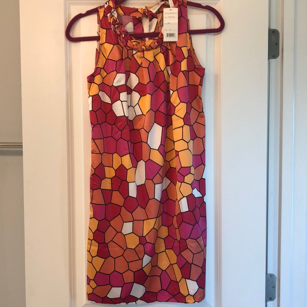 Tracy Negoshian geo print dress